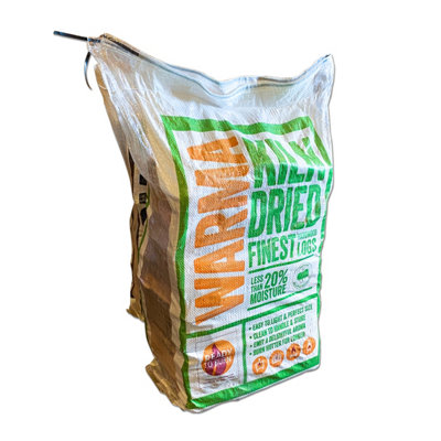 20kg Kiln Dried Hardwood Pizza Oven Burner Stove Fuel Ready to Burn Firewood Logs 1 x XL Bag - 3
