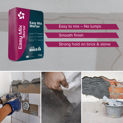 20kg Mortar Mix Ready Mixed by Laeto Build It - FREE DELIVERY INCLUDED