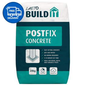20kg Postfix Postcrete Concrete Ready Mixed Cement by Laeto Build It - FREE DELIVERY INCLUDED