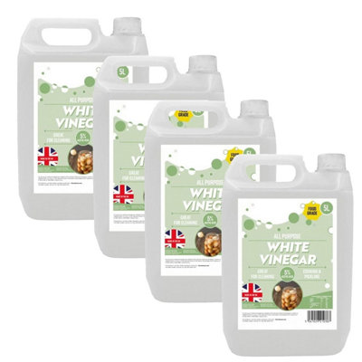 20L All Purpose White Vinegar Ideal For Cleaning Windows & Removing Stains