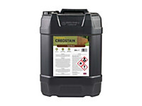 20L Creostain Fence Stain & Shed Paint (Dark Brown) - Creosote/Creocoat Substitute - Oil Based Wood Treatment (Free Delivery)