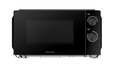 20L Freestanding Microwave Oven with Mechanical Controls 700W - Black