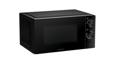 20L Freestanding Microwave Oven with Mechanical Controls 700W - Black