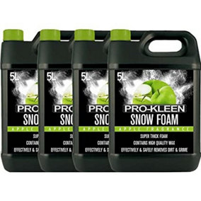 20L of Pro-Kleen Apple Snow Foam with Wax - Super Thick & Non-Caustic Foam