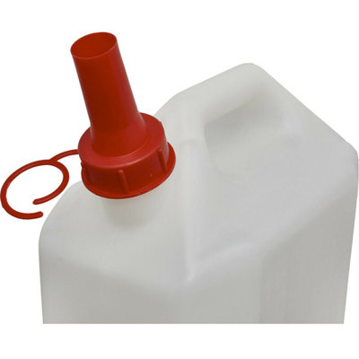 20L Plastic Water Container - Screw Cap - Inner Sealing Plug - Pouring Spout - 3