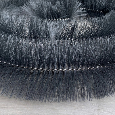 20m Black Gutter Brush Leaf & Moss Guard - 4