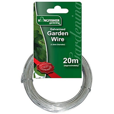 20M Heavy Duty Galvanised Garden Gardening Wire Fence Fencing Steel Pants Trees