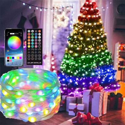 20M RGB LED String Lights Smart App Control Fairy Lights for Christmas ...