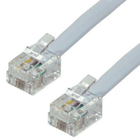 20m RJ11 Male to Plug Cable Router Modem Lead Broadband Filter Phone ADSL Fax