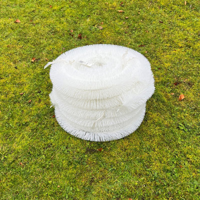 20m White Gutter Brush Leaf & Moss Guard - 7