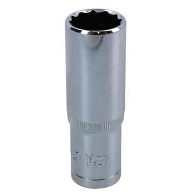 20mm 1/2in Drive Double Deep Long Reach Metric Socket 12 Point Sided Bi-hex