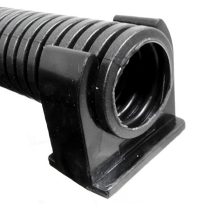 20mm Flexible Conduit with Glands and Clips 10 Metre Black Contractor Pack - 5