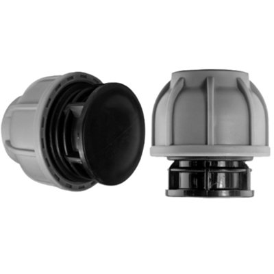 20mm MDPE Stop End - High Pressure Compression End Cap for Water ...