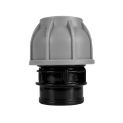 20mm MDPE Straight Compression Adapter with 3/4 Inch BSP Female Thread