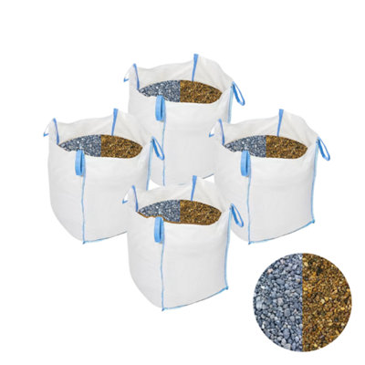 20mm Non Decorative Pea Shingle/Gravel 800kg Bulk Bag (x4 Bags)