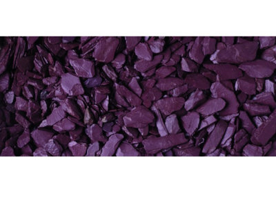 20mm Plum Slate Aggregate Bulk Bag - 850 kg - L100 x W100 x H80 cm