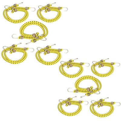 20pc 24" / 600mm Heavy Duty Bungee Cord Strap Tie Down Holder Metal Hooks Price Comparisons | Compare The Build