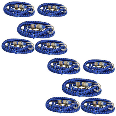 20pc 30" / 760mm Heavy Duty Bungee Cord Strap Tie Down Holder Metal Hooks Price Comparisons | Compare The Build