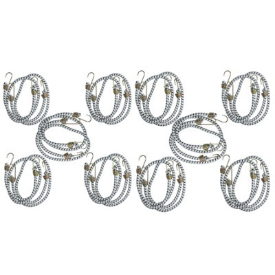 20pc 36" / 900mm Heavy Duty Bungee Cord Strap Tie Down Holder Metal Hooks