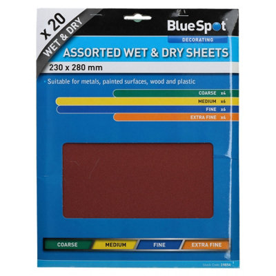 Wet and dry sandpaper b&q discount