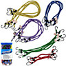 20pc Elasticated Bungee Cord Set Strap Hook Luggage Cargo Tie Camping Luggage