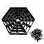 20pc Pond Protector Cover Net Floating Water Fish Pest Bird Heron Cat Guard Grid