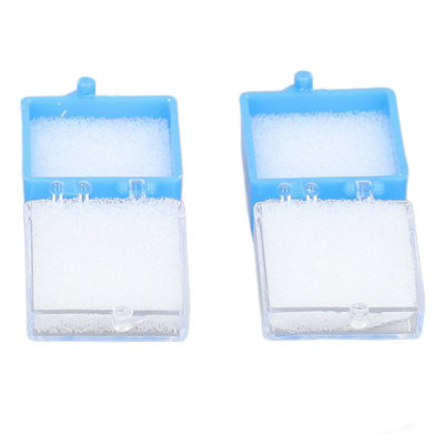 20pcs Dental Crown Boxes with Foam Plastic Dental Bridge Boxes Denture Crown Veneer Storage Case for Dental Laboratory Clinic