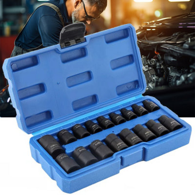 BlueSpot 17pc Impact E-Torx Socket Set – E5 To E24, 3/8 & 1/2 Inch Drive
