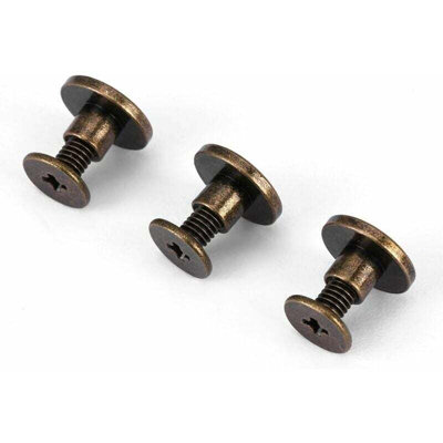 20Pcs Leather Rivets Double Cap Chicago Rivet Binding Screws Post ...