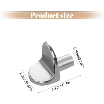 20 Chevilles D'Étagère 6mm X 14mm - Acier Inoxydable 304 - Marque Uxcell