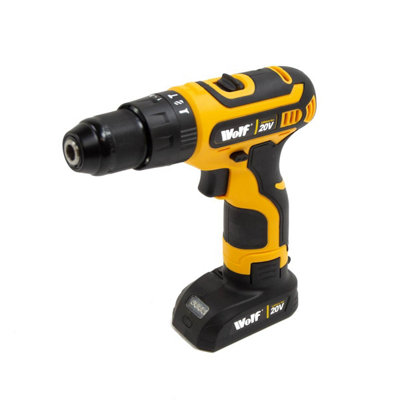 20v Combi Drill Driver & Impact Driver Wolf Twin Pack Kit