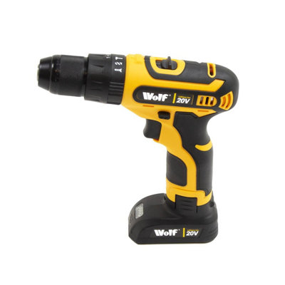 20v Combi Drill Driver Impact Driver Wolf Twin Pack Kit