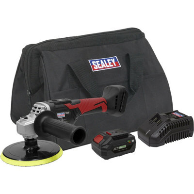 20V Cordless Rotary Polisher Kit - 150mm Pad - Includes Battery & Charger - Bag