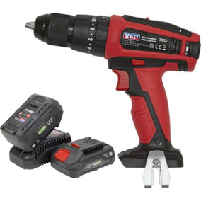 20V Hammer Drill Driver Kit - Includes 2 x Batteries & Charger - Storage Bag