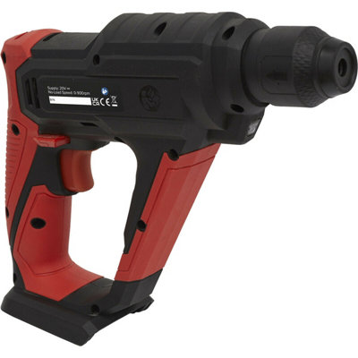 20V Rotary Hammer Drill - SDS Plus Chuck - BODY ONLY - Variable Speed Trigger