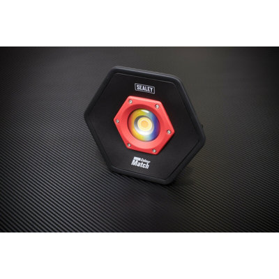 20W COB LED Rechargeable Floodlight - Lithium Ion Battery - Brightness Setting