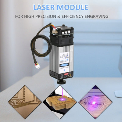 20W laser module 450nm engraving laser head suitable for laser ...