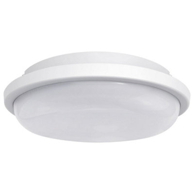 20w LED Bulkhead Round Ceiling Light Flush Mounted 6500k Cool White IP54 CW02
