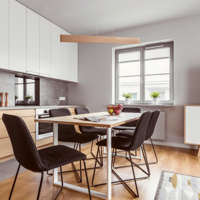 20W LED Up and Down Pendant Light, Brushed Mocha Finish Warm White (Non ...