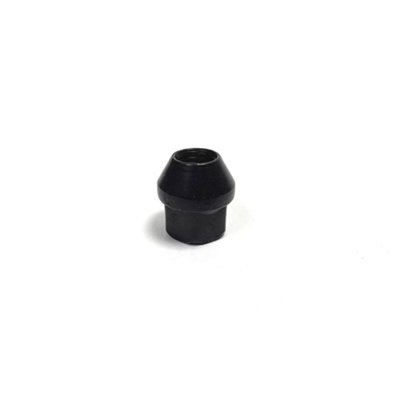 20x M12 x 1.5, 19mm Hex, Tapered Seat, Open Alloy Wheel Nuts (Black) Ford Fiesta