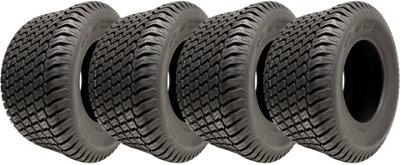 20x10.00-10 Lawnmower Tyres 4-ply Multi Turf Grass P332 Road Legal (Set of 4)