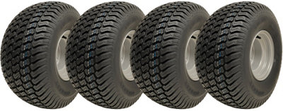 20x10.00-8 Lawnmower Grass Wheel 4ply Wanda P332 Road Legal 100mm PCD (Set of 4)