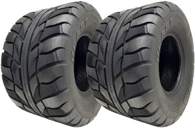 20x11.00-9 (275/50-9) OBOR Beast 6ply Tubeless Tyres 46N Road Legal (Set of 2)