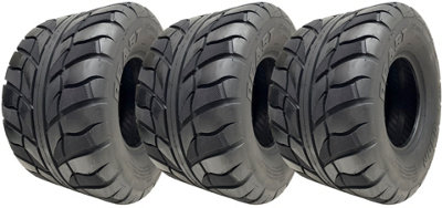 20x11.00-9 (275/50-9) OBOR Beast 6ply Tubeless Tyres 46N Road Legal (Set of 3)