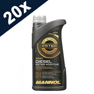 20x1L MANNOL Diesel Ester Fuel Additive Treatment Fuel Economy Reduce Emission