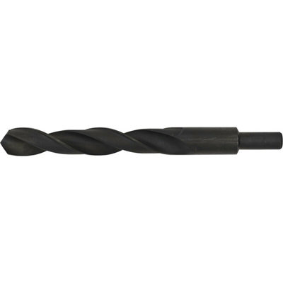 21.5 x 220mm HSS Roll Forged Blacksmith Drill Bit - Reduced Shank - 155mm Flute