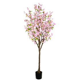 210cm Artificial Cherry Tree Indoor Artificial Potted Plant