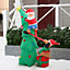 210cm LED Christmas Xmas Tree Santa Claus Inflatable Blow up Garden Decoration with 6 LED Lamp