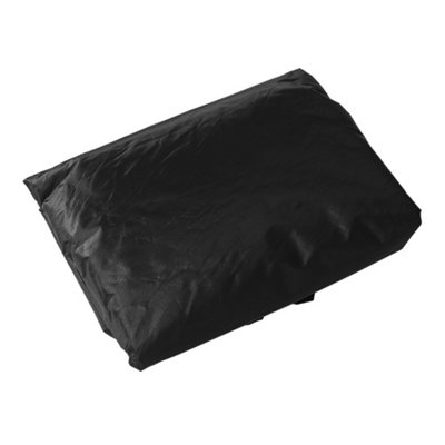 210D Oxford Fabric Outdoor Black Patio Waterproof Furniture Cover Round - 3