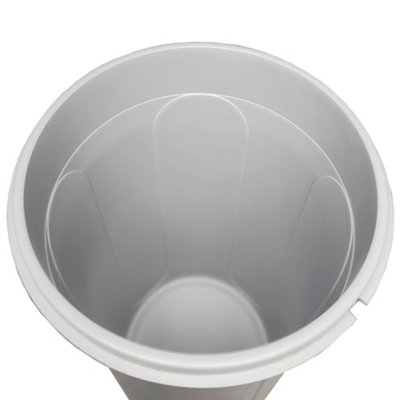 210L Grey Water Butt Large Round Waterbutt with Stand - Grey - 7